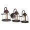 Westinghouse Fixture Wall 60W 3-Light Cindy ORB Barnwood Accents Clear Seeded Glass 6118200 - alternate 8